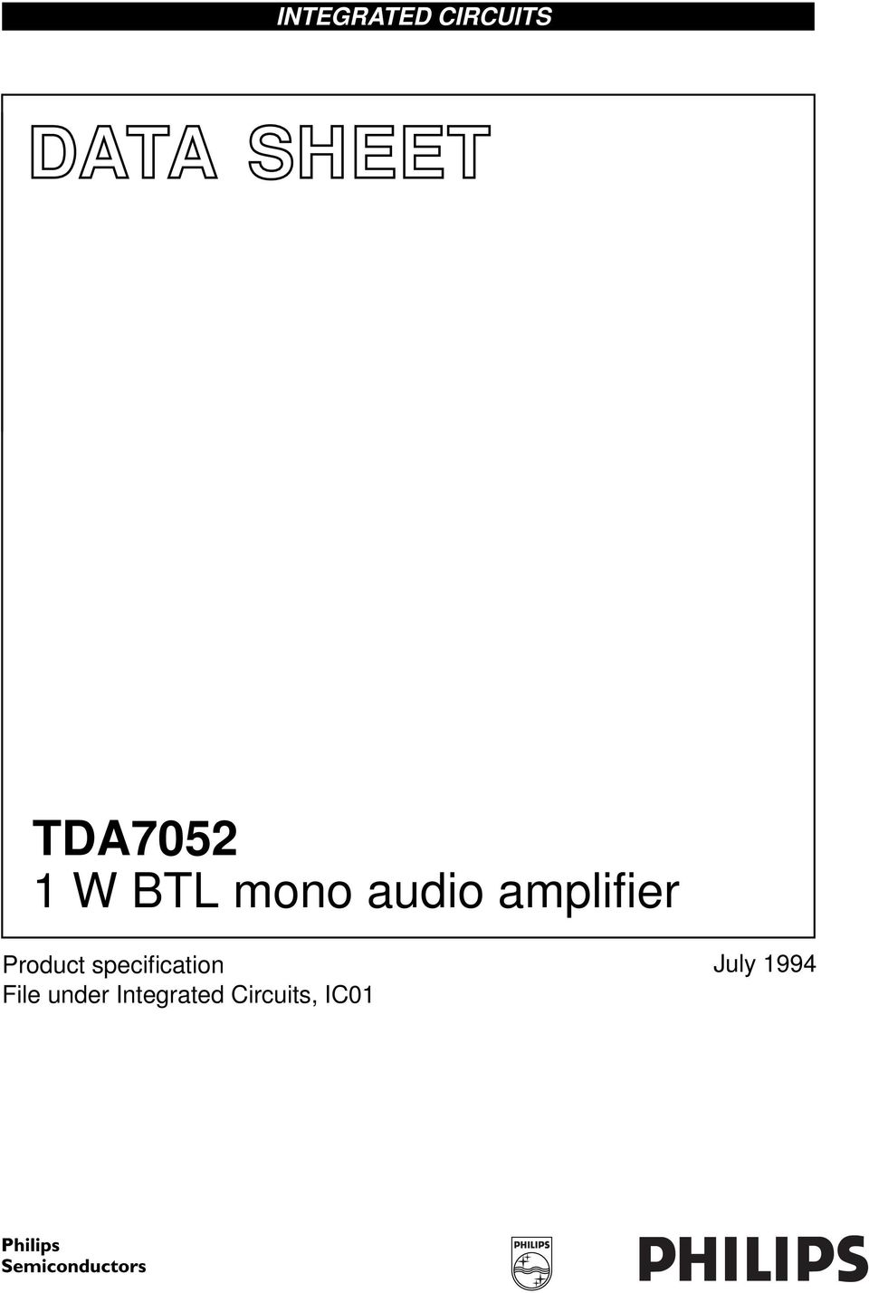 audio amplifier File under