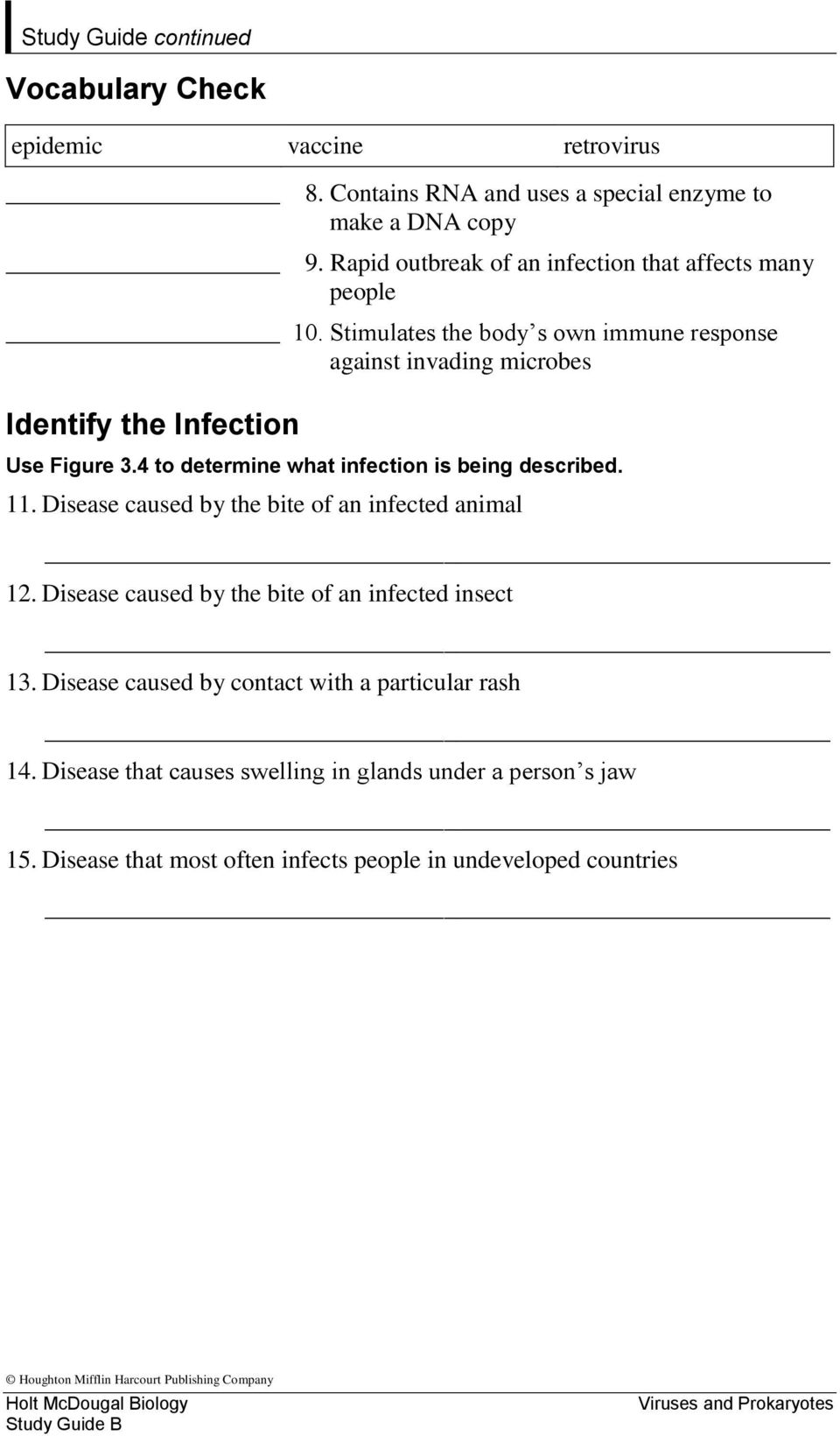 Stimulates the body s own immune response against invading microbes Identify the Infection Use Figure 3.4 to determine what infection is being described. 11.