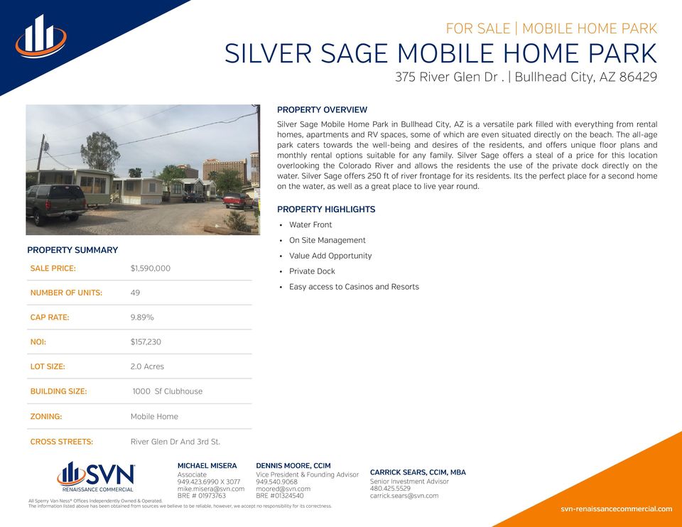 Silver Sage offers a steal of a price for this location overlooking the Colorado River and allows the residents the use of the private dock directly on the water.