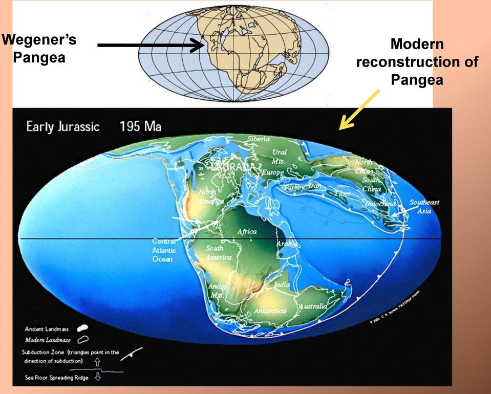 of Pangea Continental