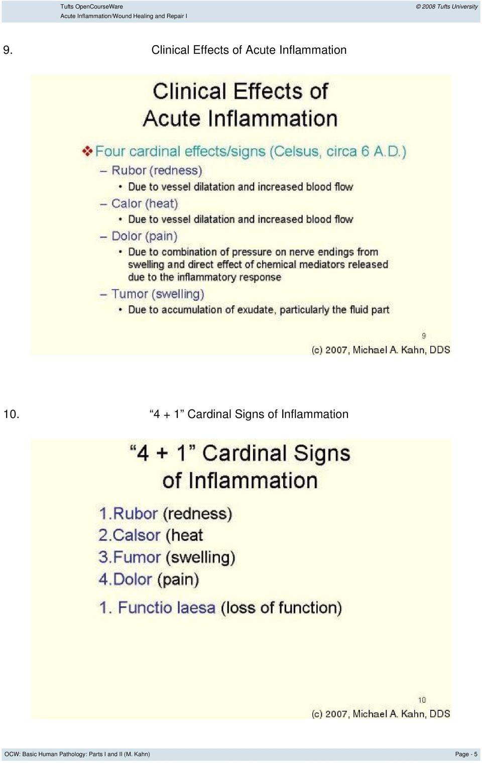4 + 1 Cardinal Signs