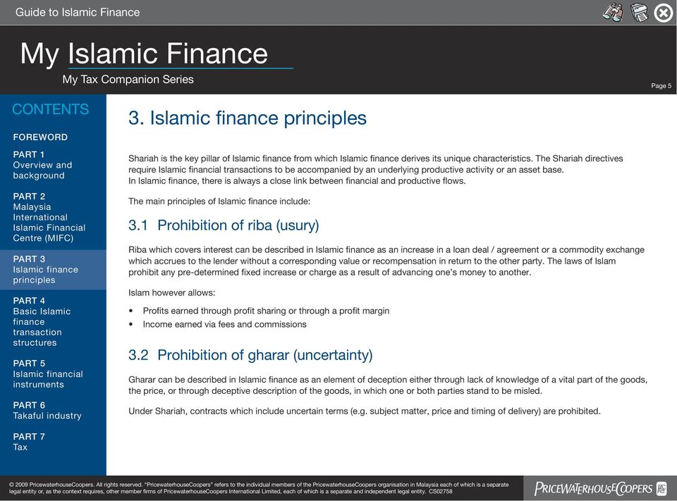 The main of Islamic include: 3.