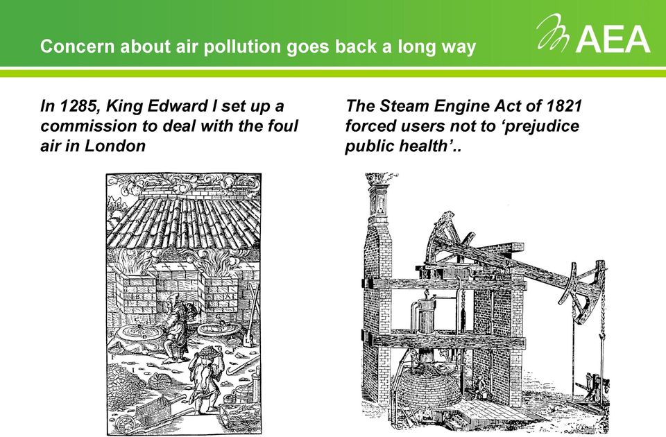 with the foul air in London The Steam Engine Act