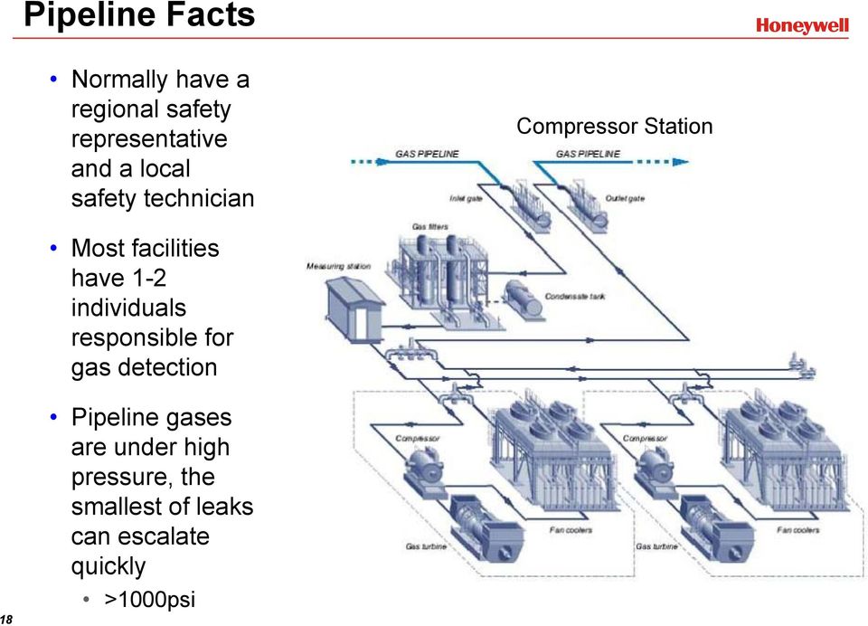 individuals responsible for gas detection 18 Pipeline gases are