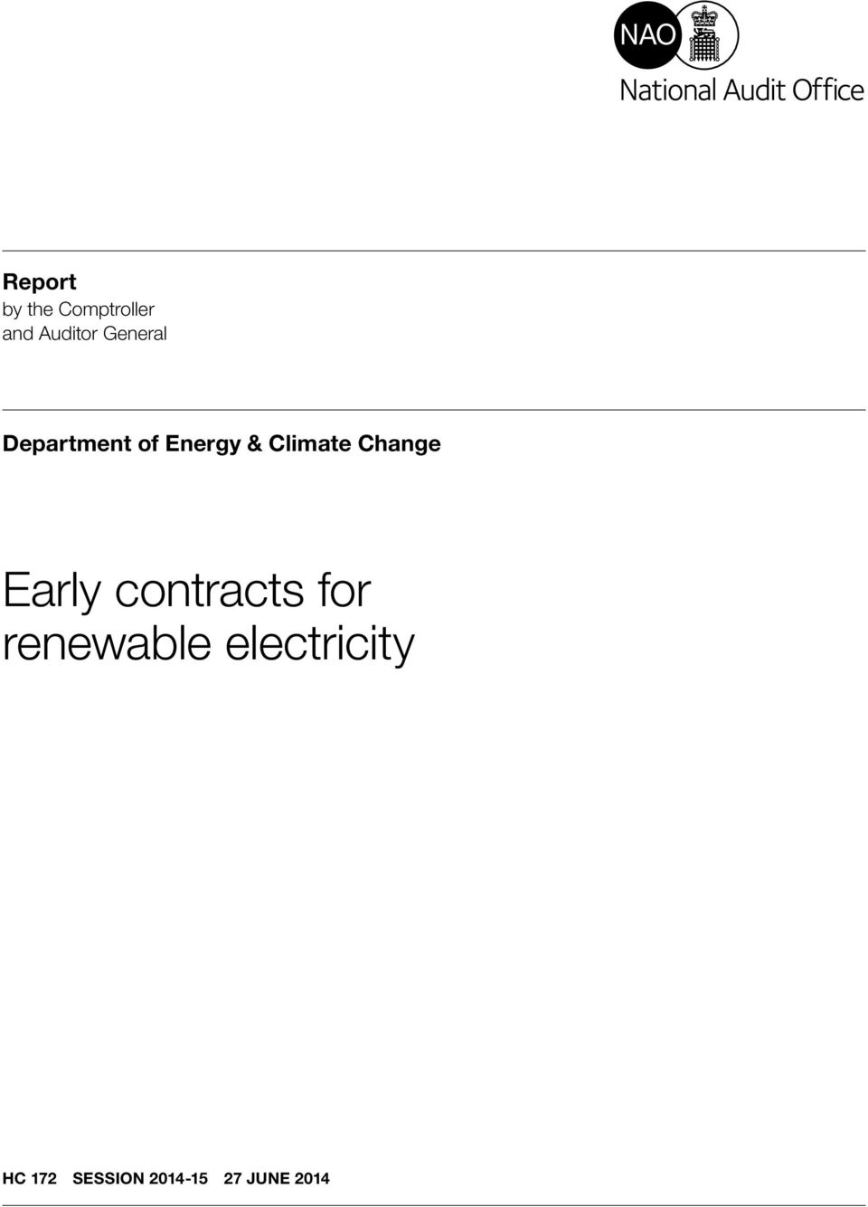 Change Early contracts for renewable