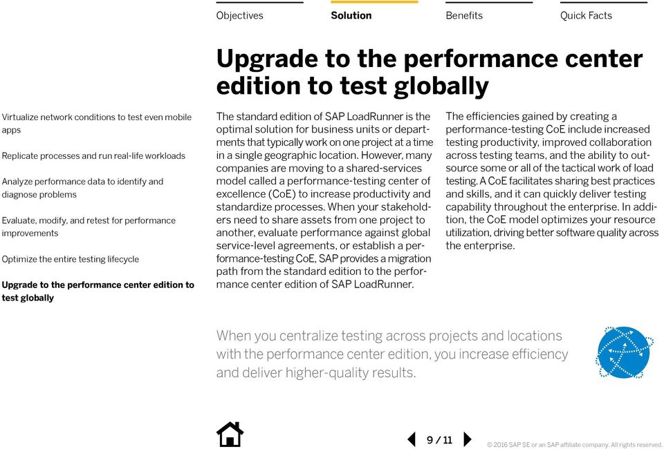 However, many companies are moving to a shared-services model called a performance-testing center of excellence (CoE) to increase productivity and standardize processes.