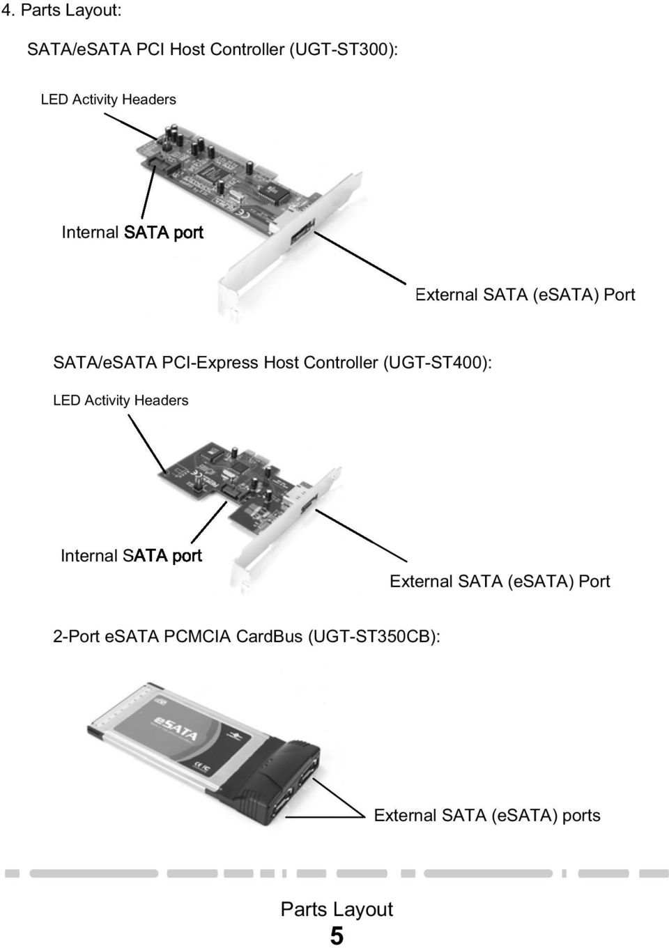 SATA/eSATA II PCI & PCI-E Card & CardBus - PDF Free Download