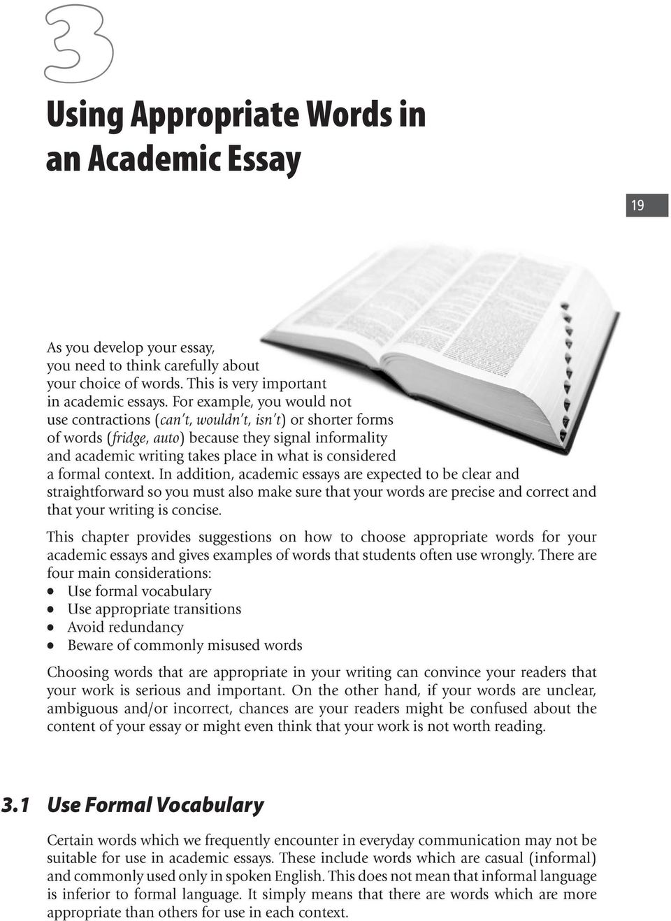 academic english essay