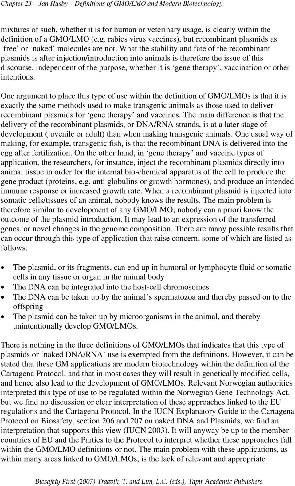 Chapter 23 Definitions of GMO/LMO and modern biotechnology. Three different  definitions but the same legal interpretation? - PDF Free Download
