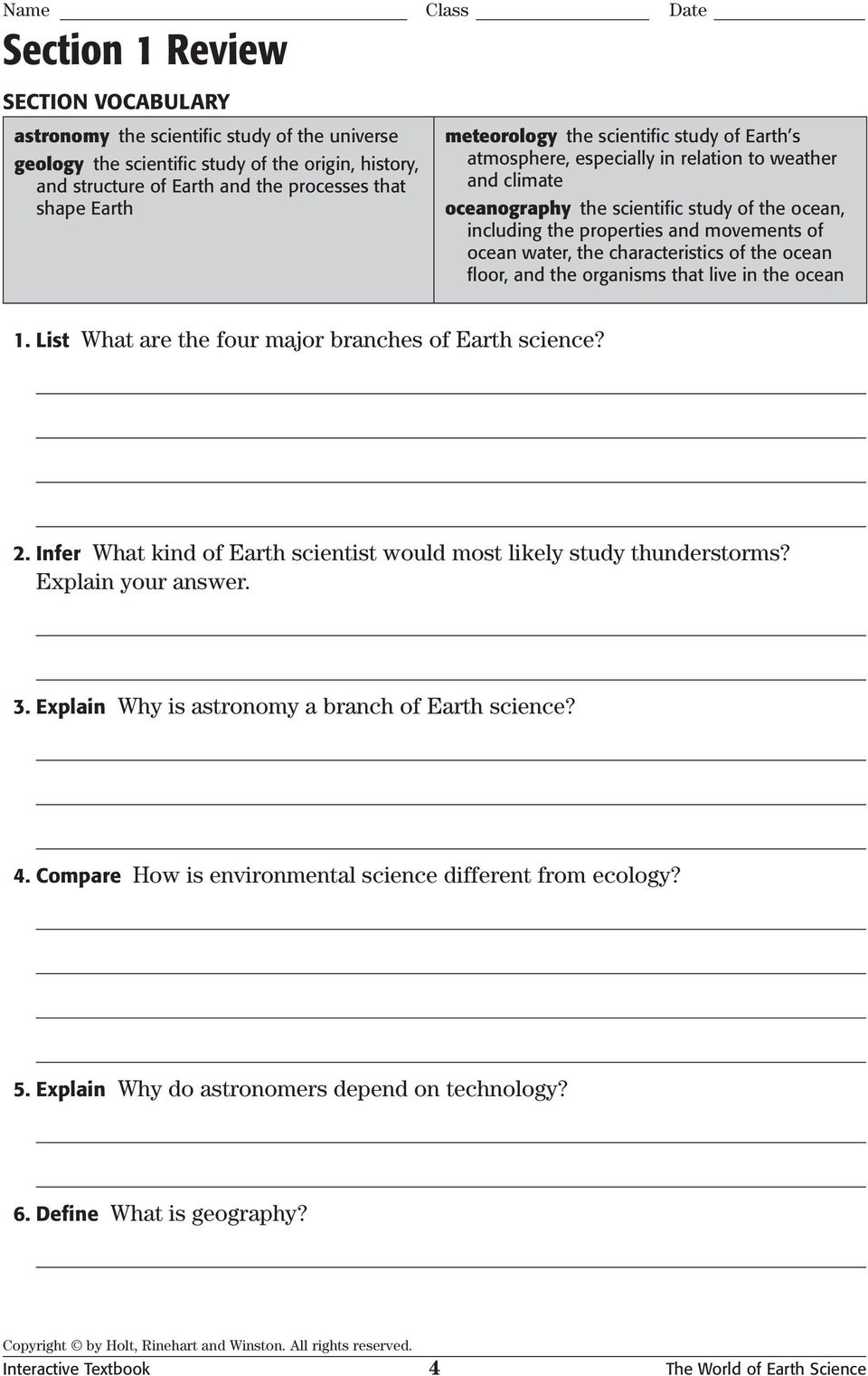 1 Branches Of Earth Science Pdf Free Download