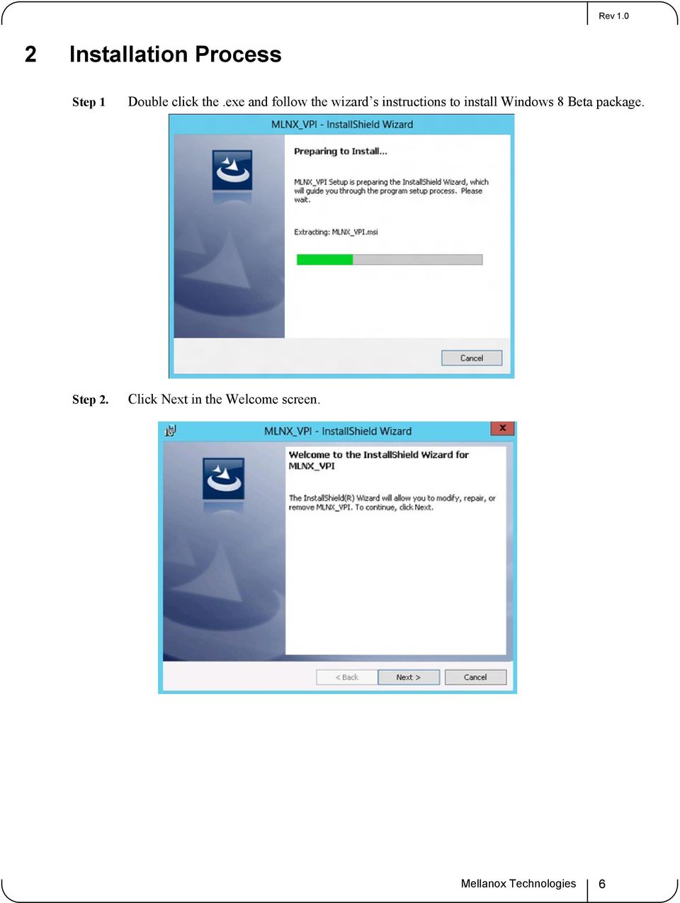 install Windows 8 Beta package. Step 2.