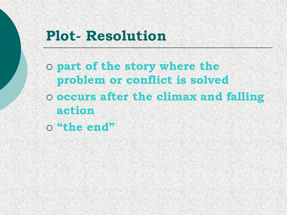 conflict is solved occurs after