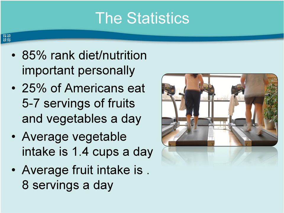 fruits and vegetables a day Average vegetable intake