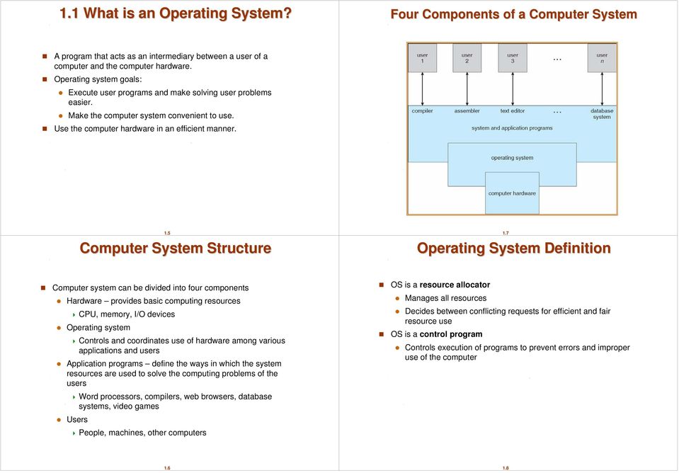 5 Computer System Structure 1.