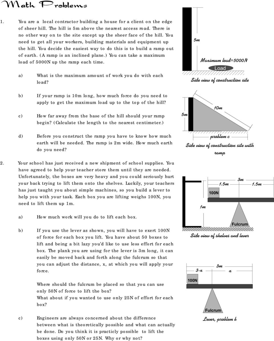 Machines. Simple. What is a machine? - PDF Free Download Within Bill Nye Simple Machines Worksheet