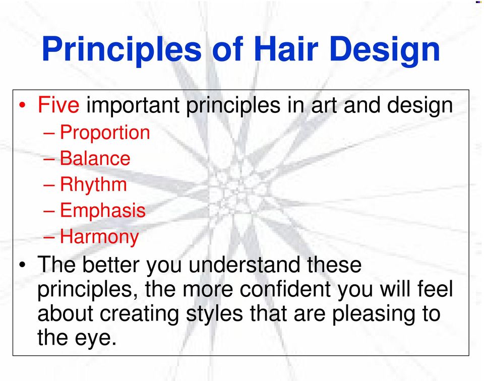 Hair Design. 5 Elements of Hair Design. 5 Principles of Hair Design. Facial  Shapes. Hair designs for men - PDF Free Download
