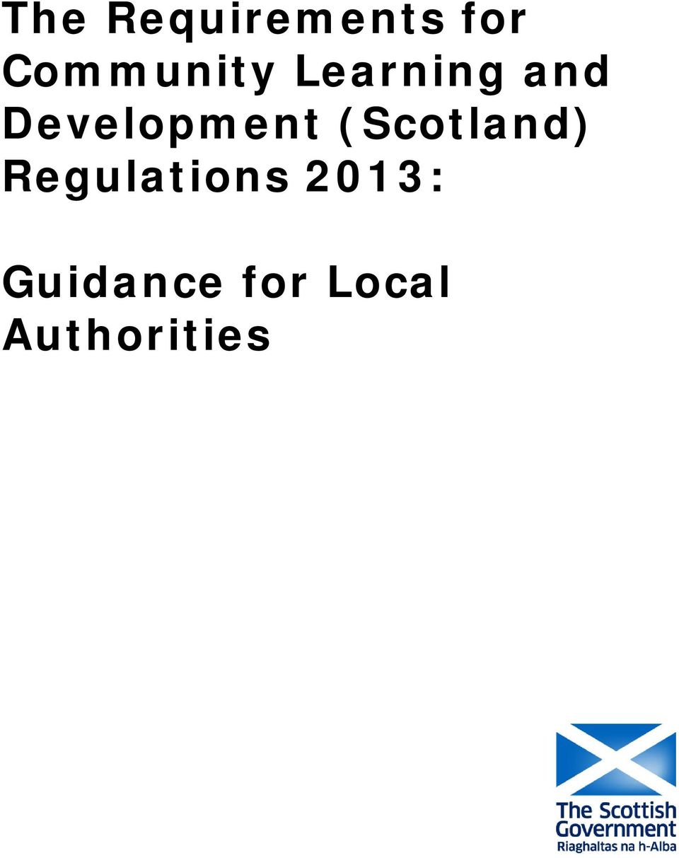 Development (Scotland)