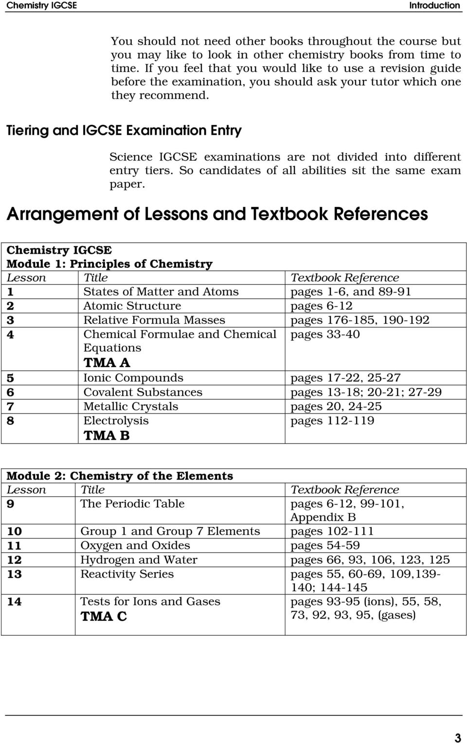 Tiering and IGCSE Examination Entry Science IGCSE examinations are not divided into different entry tiers. So candidates of all abilities sit the same exam paper.
