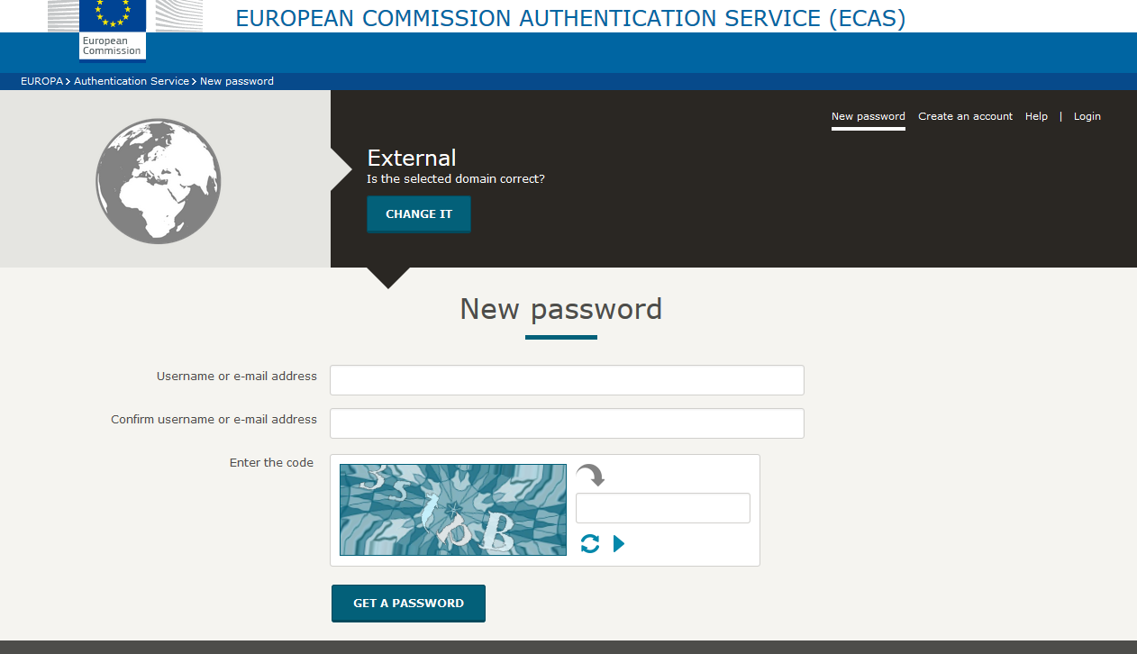 How to change or recover your password? 1. Go to the webgate: https://webgate.ec.europa.eu/erasmusentrepreneurs/ 2. Click on Login. You will be redirected to ECAS. Please click on Lost your password?