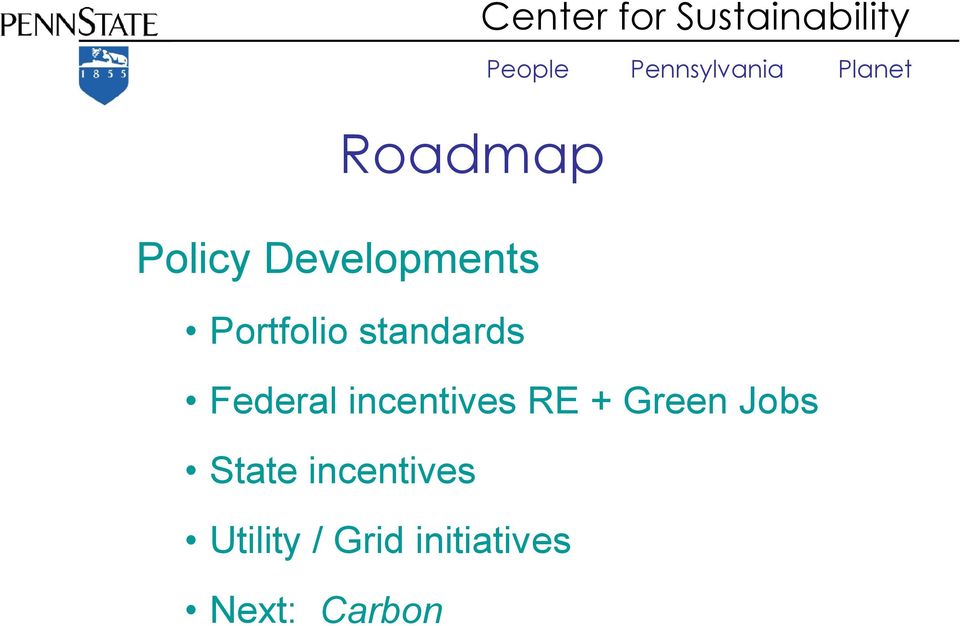 incentives RE + Green Jobs State