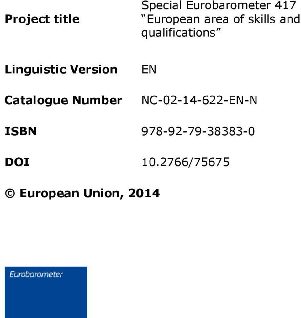 Version Catalogue Number EN NC-02-14-622-EN-N ISBN