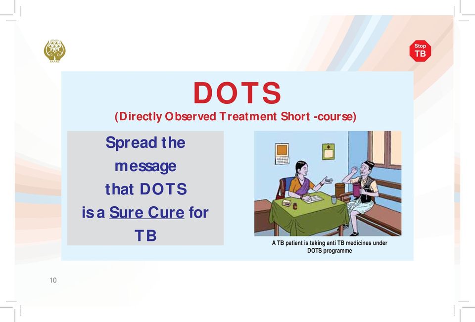 a Sure Cure for TB A TB patient is