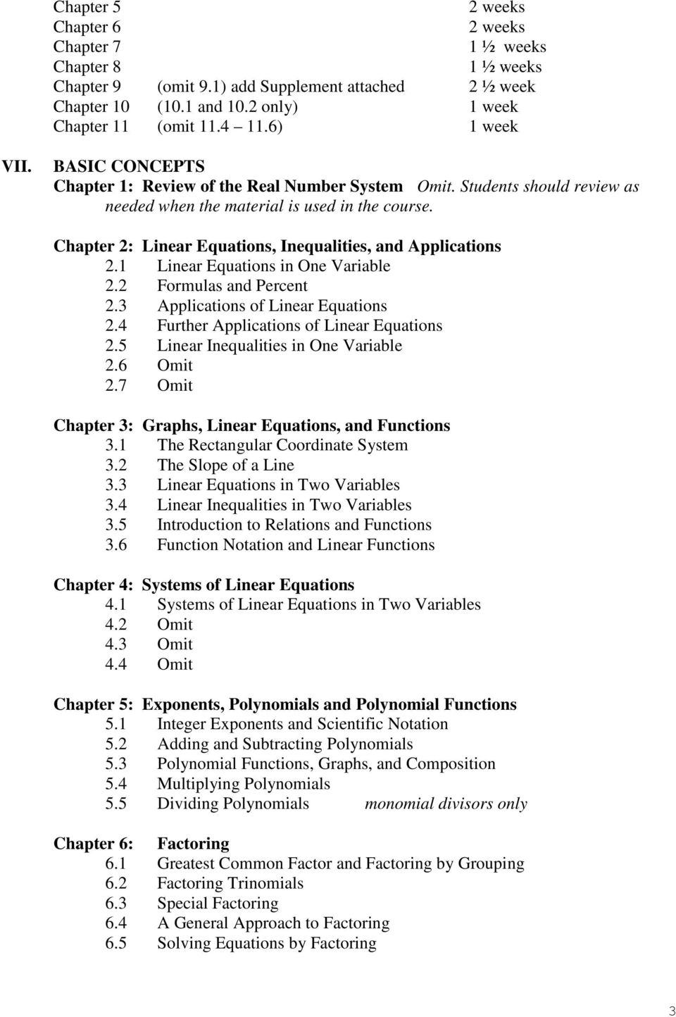 Chapter 2: Linear Equations, Inequalities, and Applications 2.1 Linear Equations in One Variable 2.2 Formulas and Percent 2.3 Applications of Linear Equations 2.