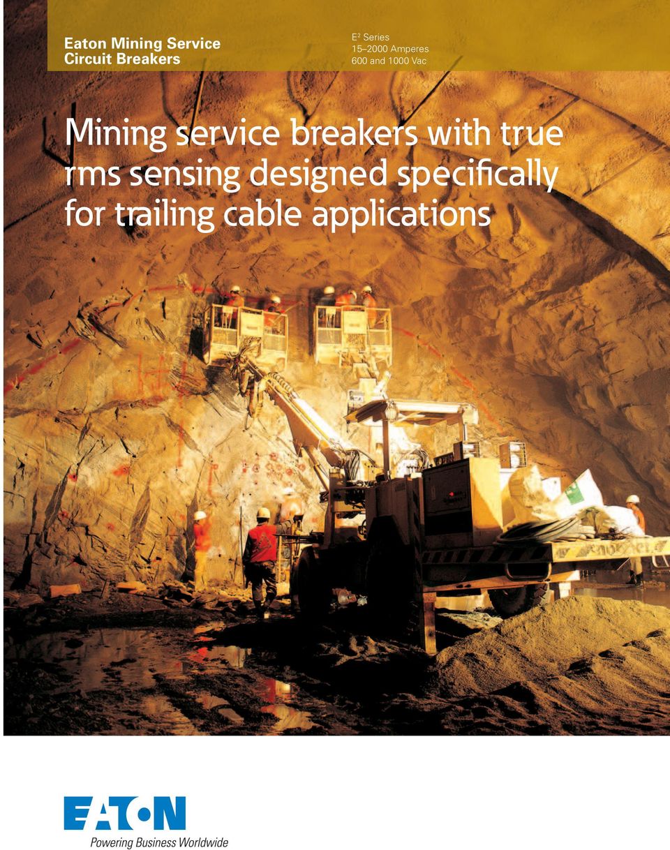 Mining service breakers with true rms sensing