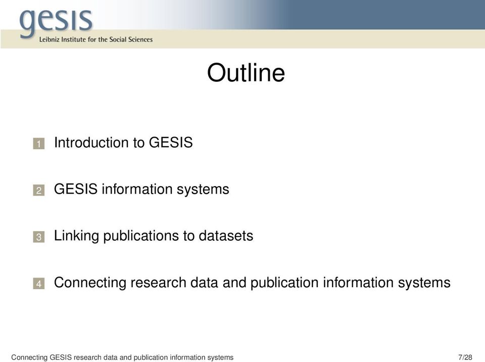 research data and publication information systems