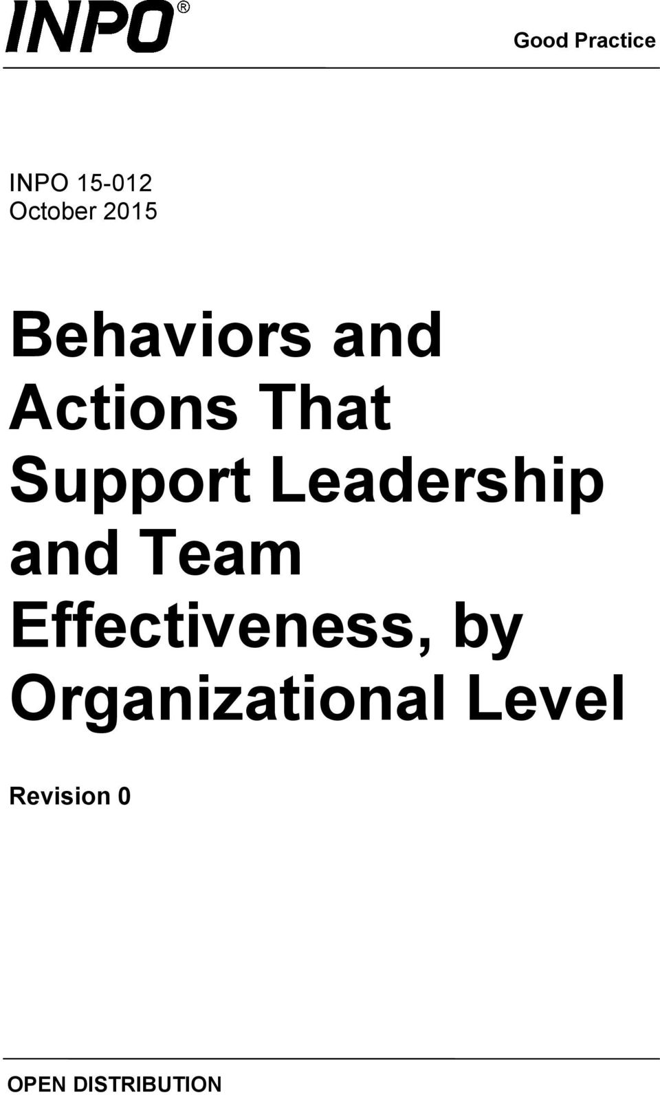 Leadership and Team Effectiveness, by