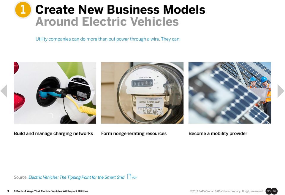 They can: Build and manage charging networks Form nongenerating resources Become a