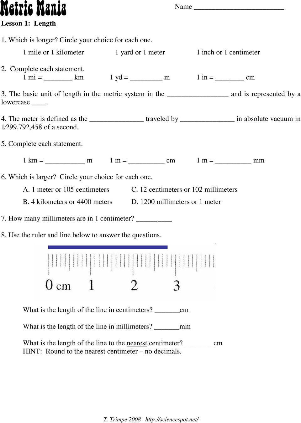 Dimensional Analysis Factor Label Method Worksheet Answers Pensandpieces