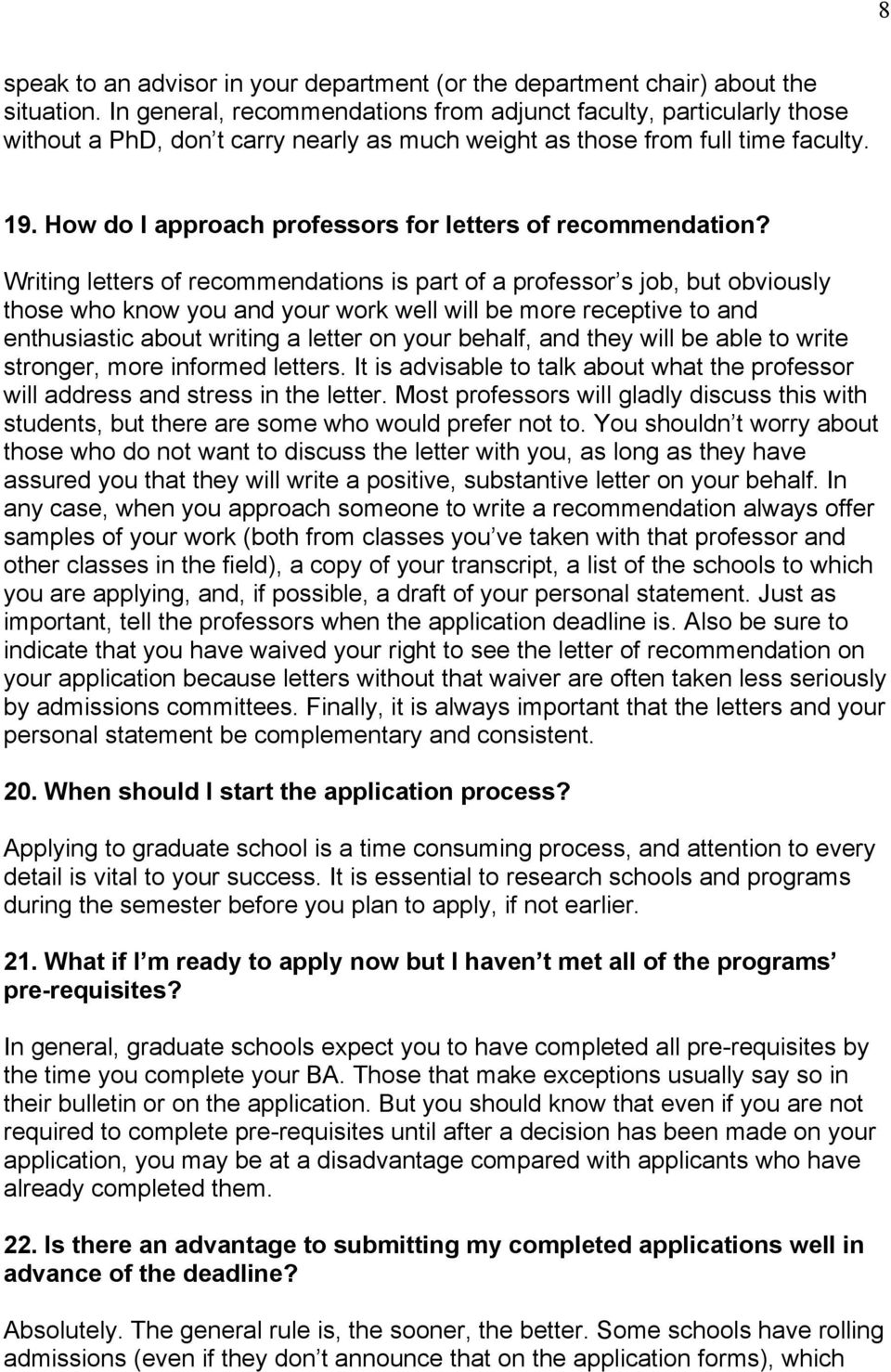 How do I approach professors for letters of recommendation?