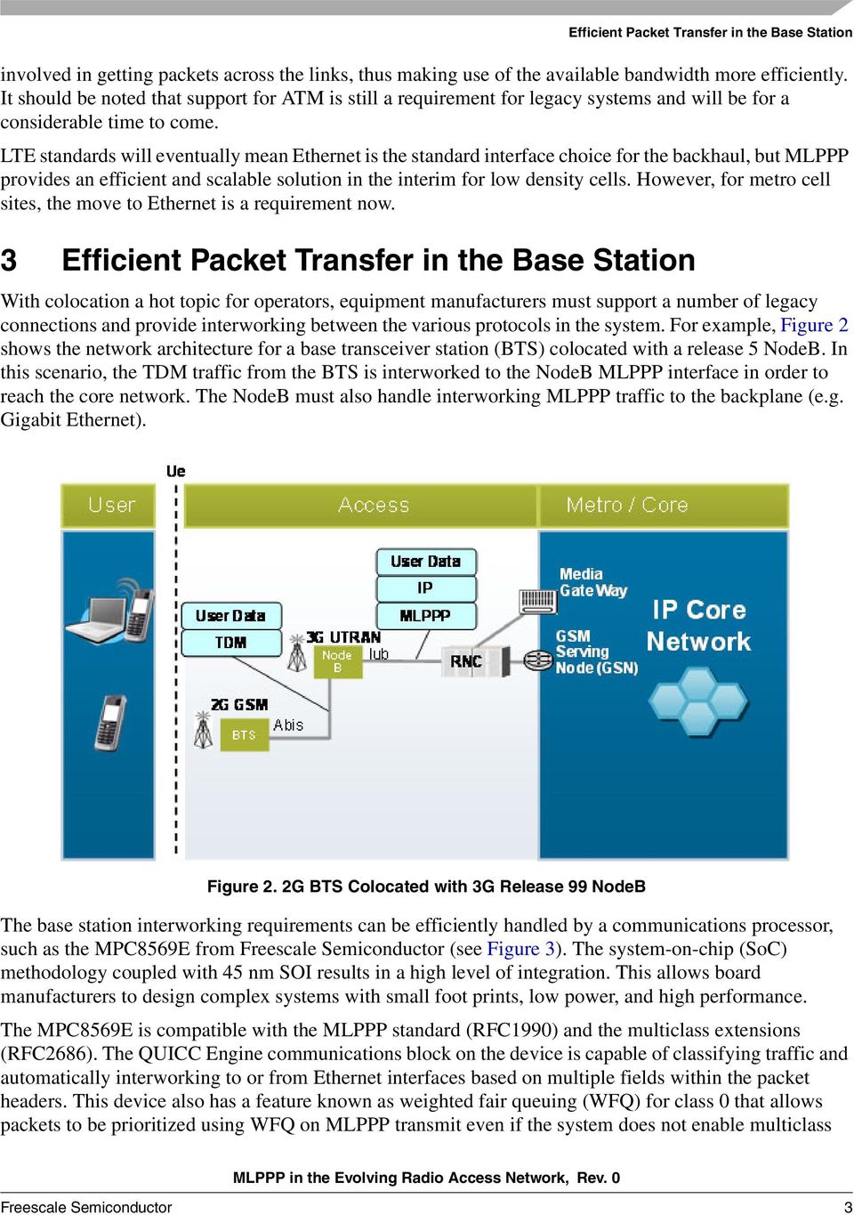 LTE standards will eventually mean Ethernet is the standard interface choice for the backhaul, but MLPPP provides an efficient and scalable solution in the interim for low density cells.