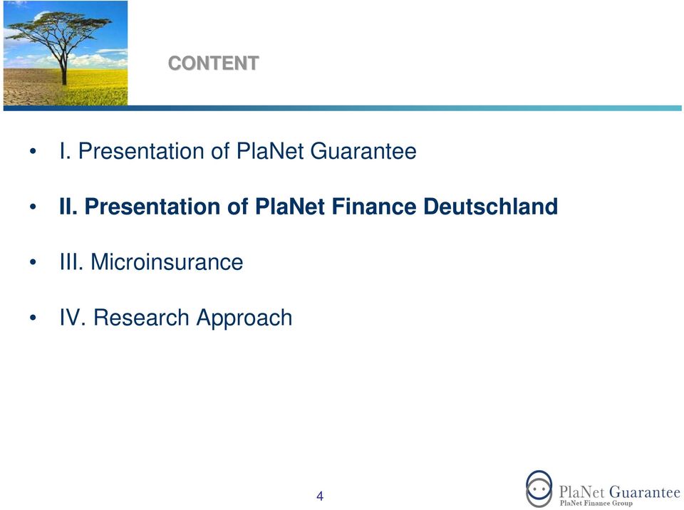 II. Presentation of PlaNet