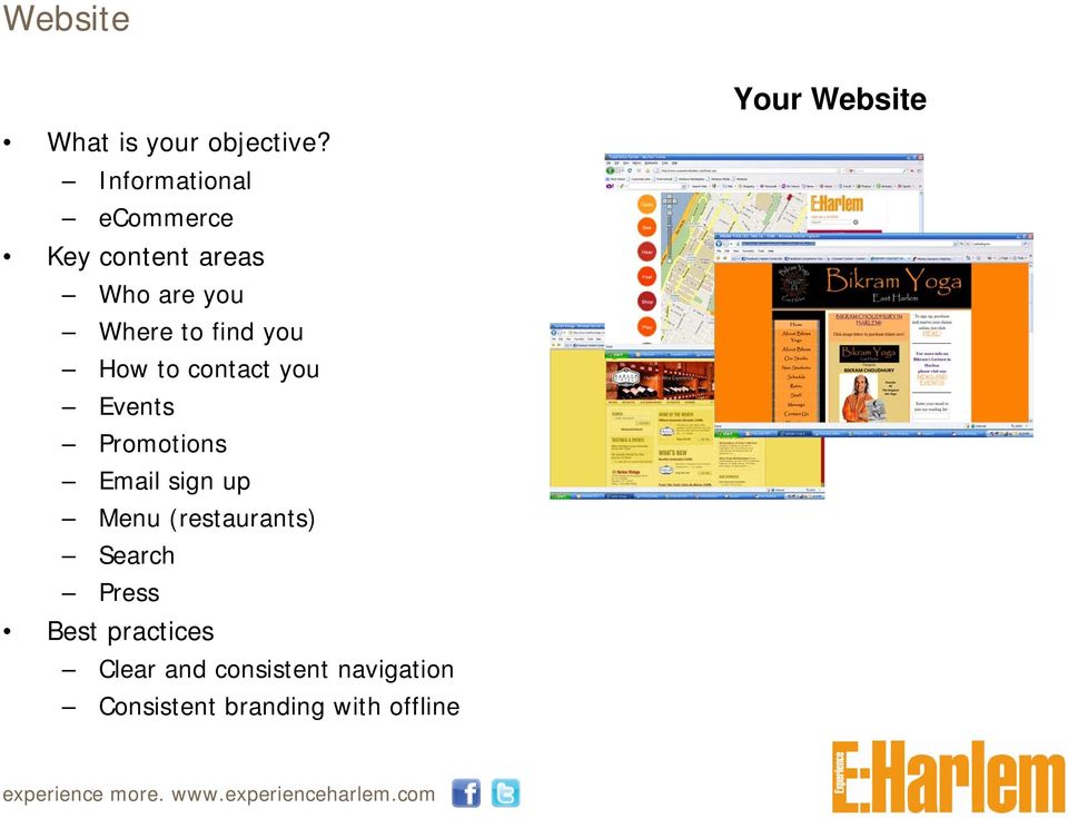 you How to contact you Events Promotions Email sign up Menu