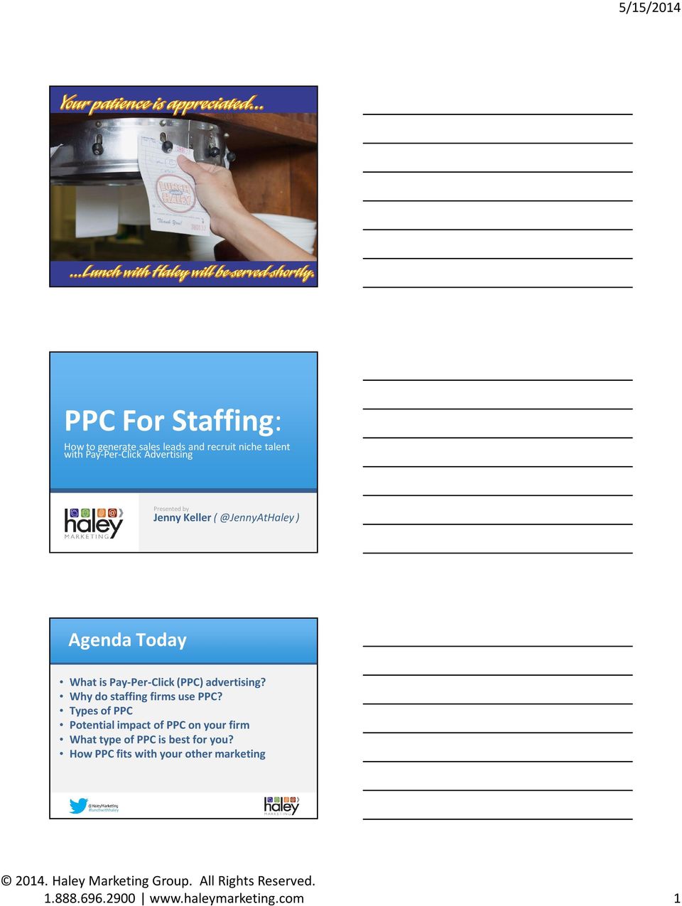 advertising? Why do staffing firms use PPC?