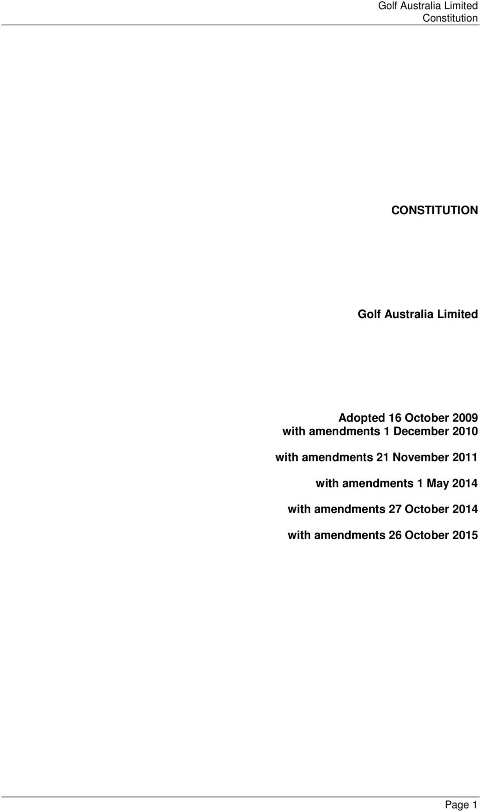 November 2011 with amendments 1 May 2014 with