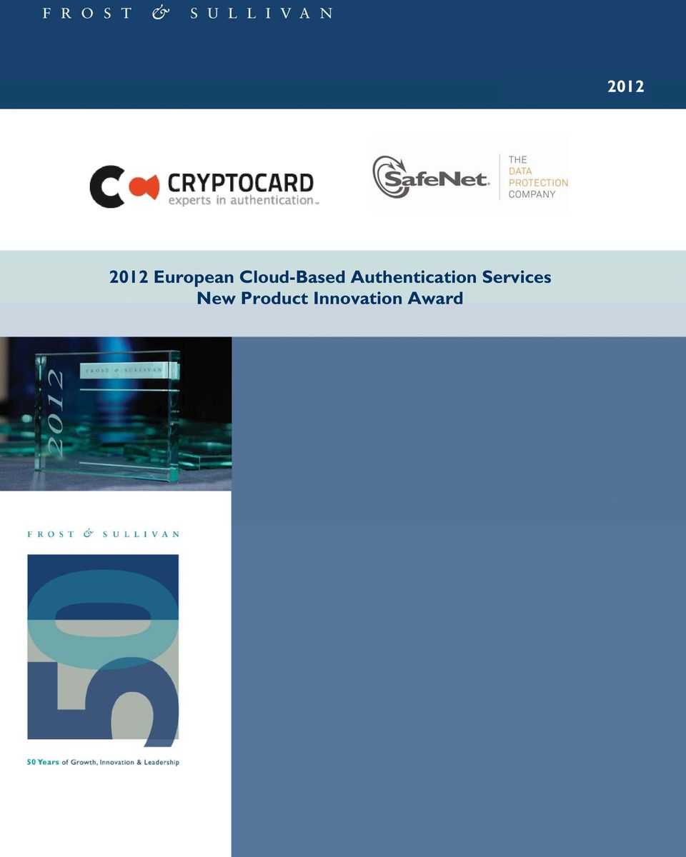 Product Innovation Award 2012
