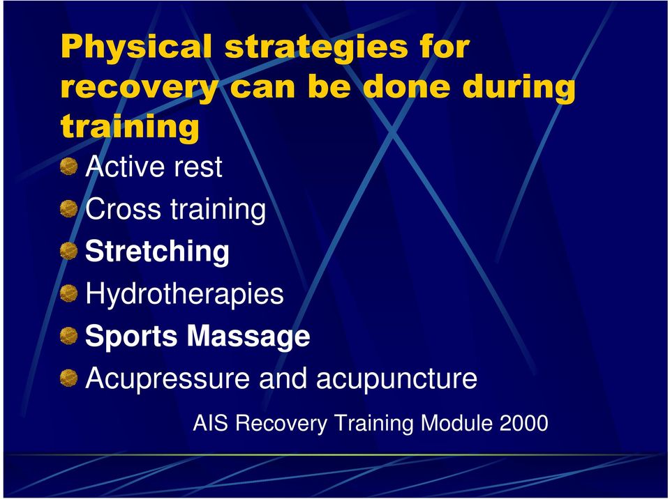 Stretching Hydrotherapies Sports Massage