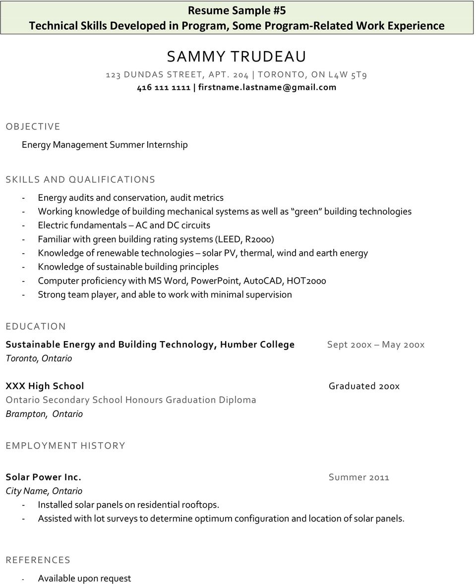 building technologies - Electric fundamentals AC and DC circuits - Familiar with green building rating systems (LEED, R2000) - Knowledge of renewable technologies solar PV, thermal, wind and earth