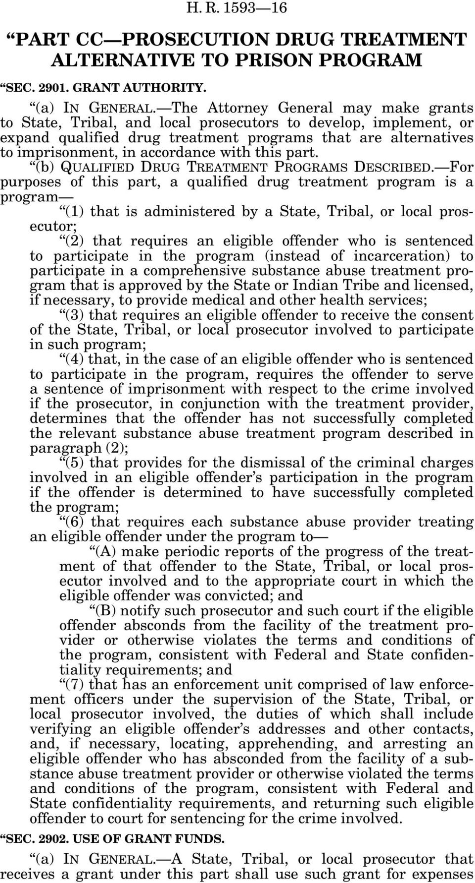 with this part. (b) QUALIFIED DRUG TREATMENT PROGRAMS DESCRIBED.