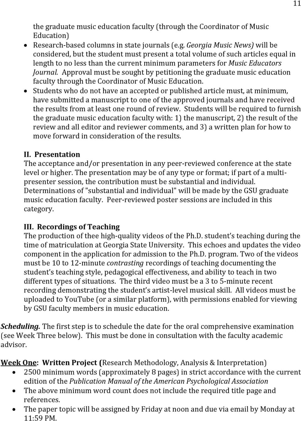 the Coordinator of Music Education) Research-based columns in state journals (e.g.