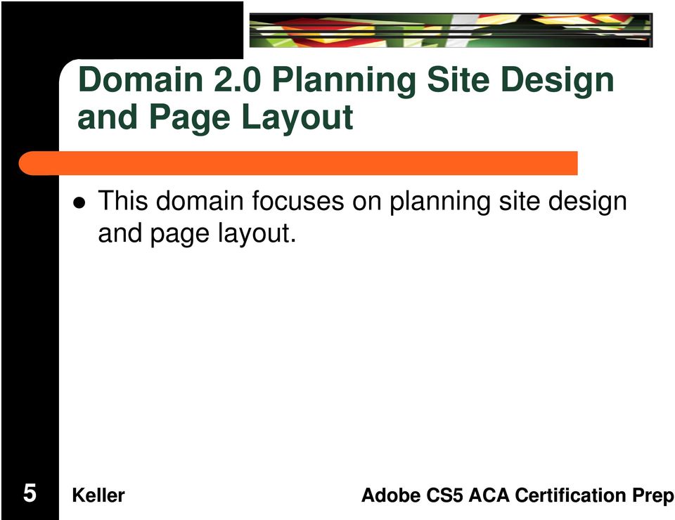 Page Layout This domain