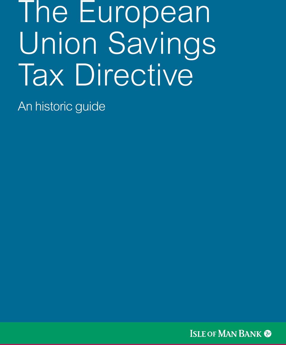 Tax Directive