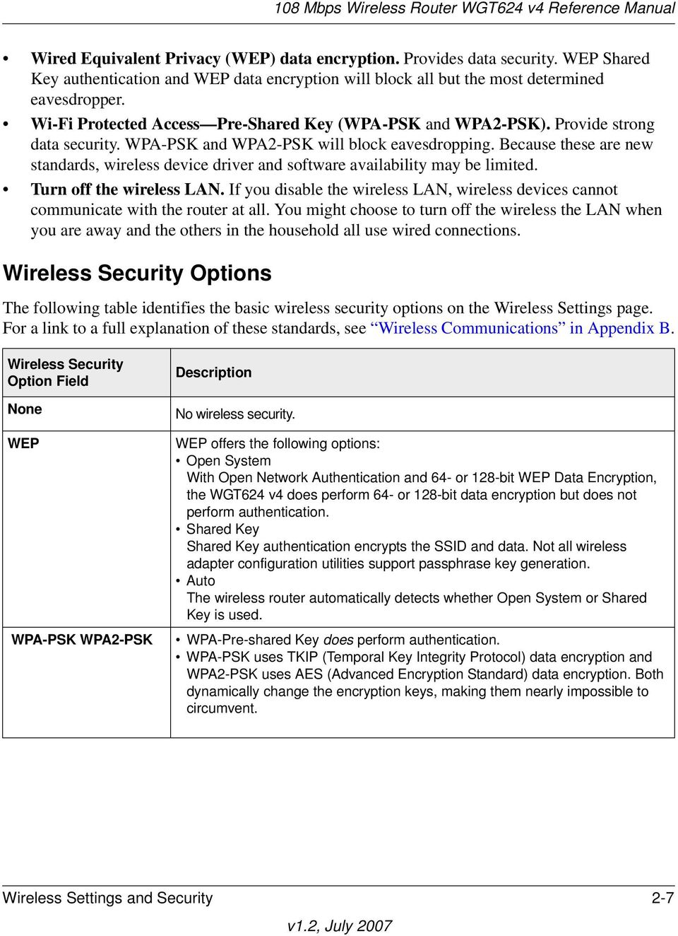 Because these are new standards, wireless device driver and software availability may be limited. Turn off the wireless LAN.