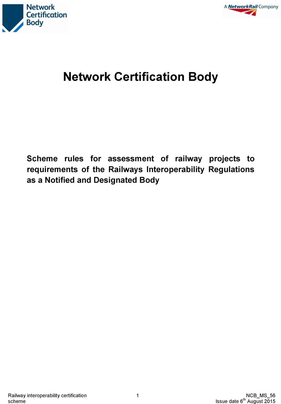 requirements of the Railways Interoperability
