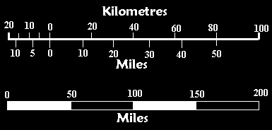 Map Scales Scale represents the reduction compared to the distances on the earth's surface. Without a scale, it is a diagram, (not a map) Scale can be given in 3 ways: a.