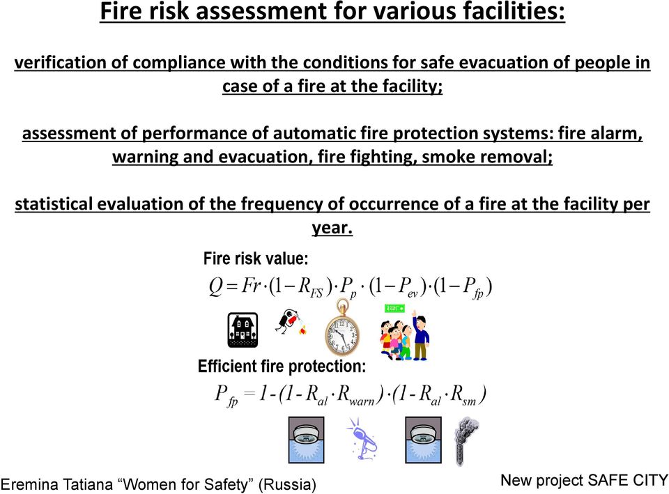 automatic fire protection systems: fire alarm, warning and evacuation, fire fighting, smoke
