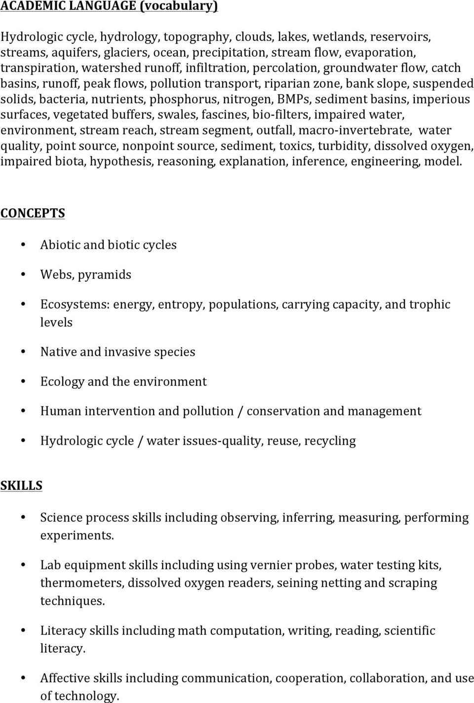 phosphorus, nitrogen, BMPs, sediment basins, imperious surfaces, vegetated buffers, swales, fascines, bio- filters, impaired water, environment, stream reach, stream segment, outfall, macro-